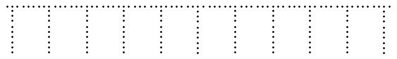 Schema Kammzähnung